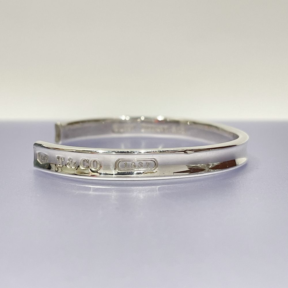 Tiffany Plain Cuff Bangle Silver - image 3